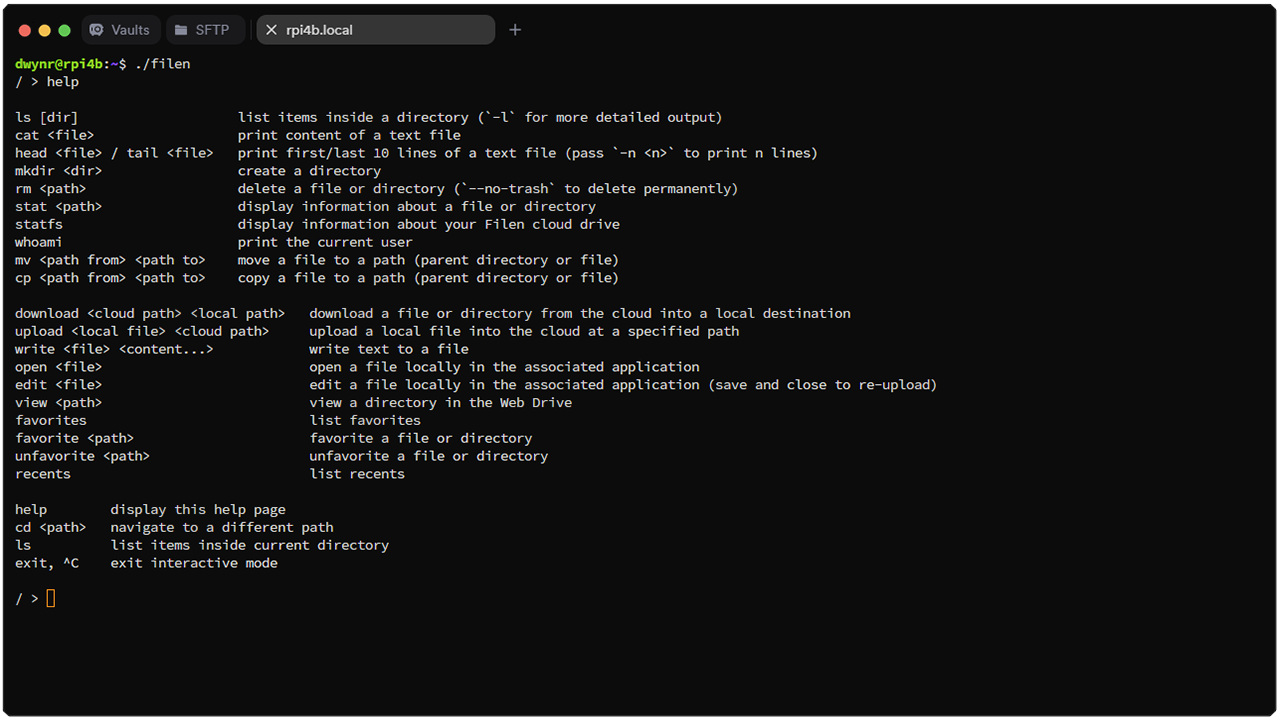 CLI Terminal